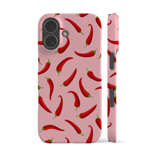 Chili Peppers Pink Phone Case
