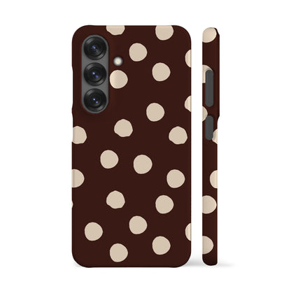 Chocolate Ella Dots Phone Case