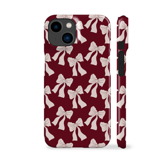 White Ribbons Phone Case