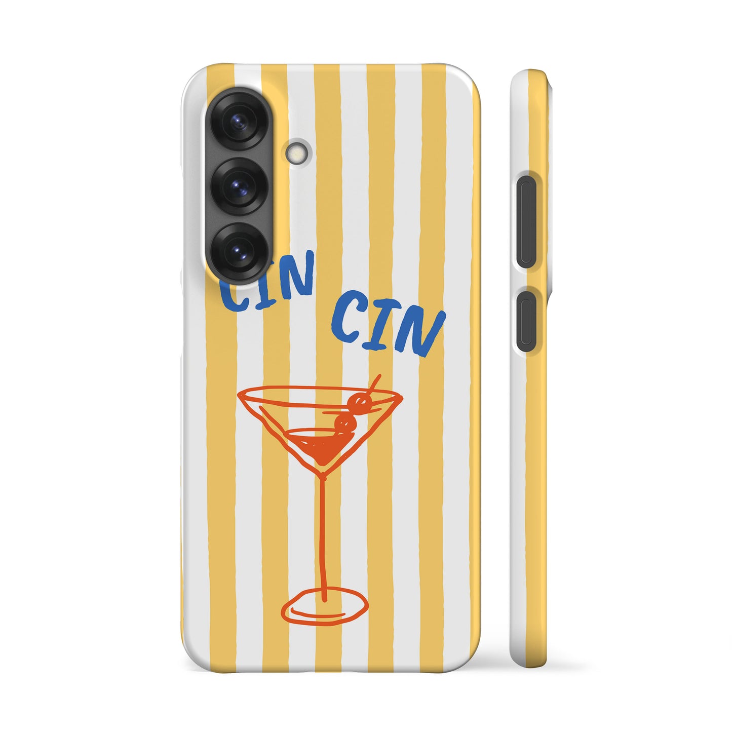 Striped Martini Phone Case