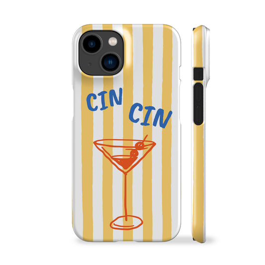 Striped Martini Phone Case