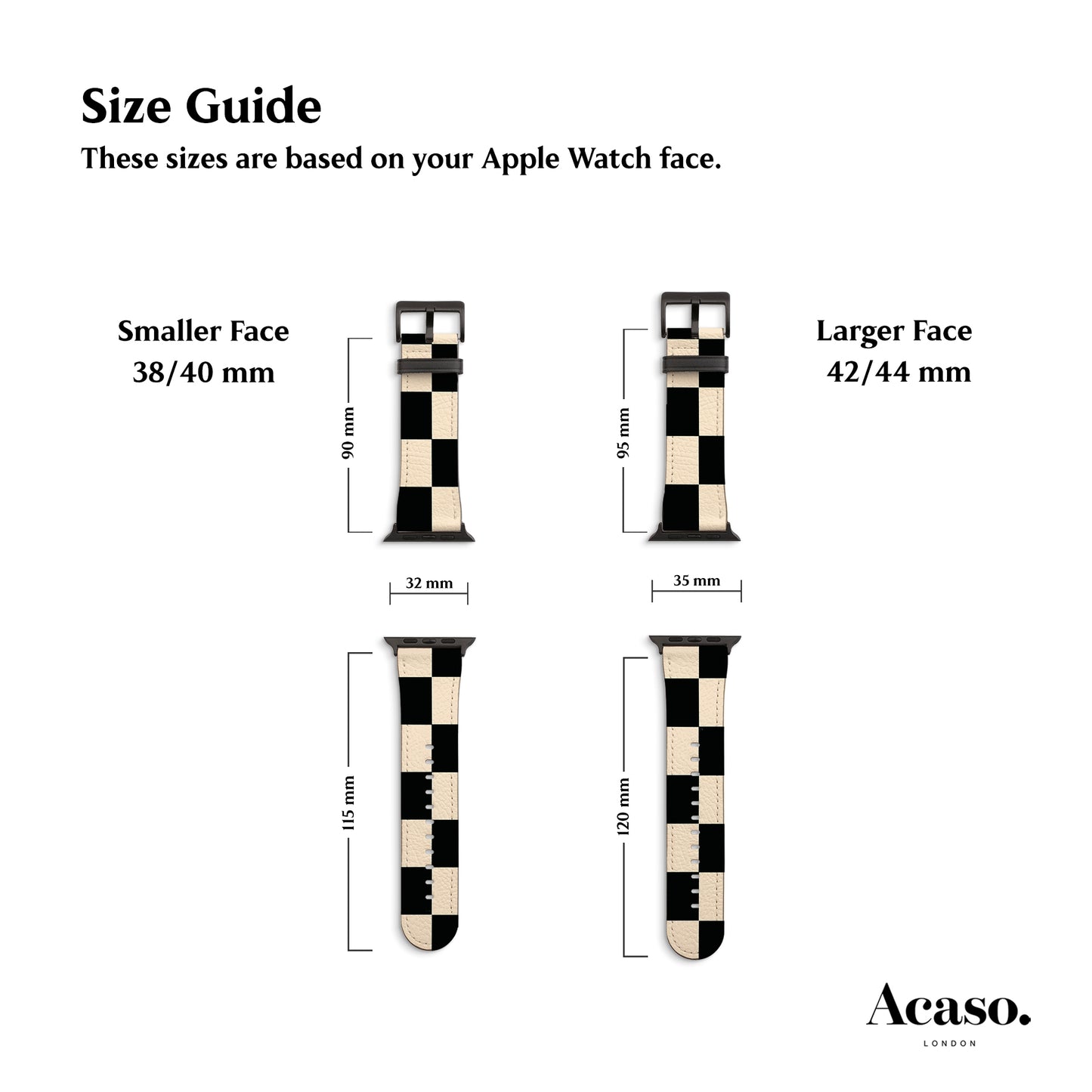 CLASSIC CHECKERED Apple Watch Strap