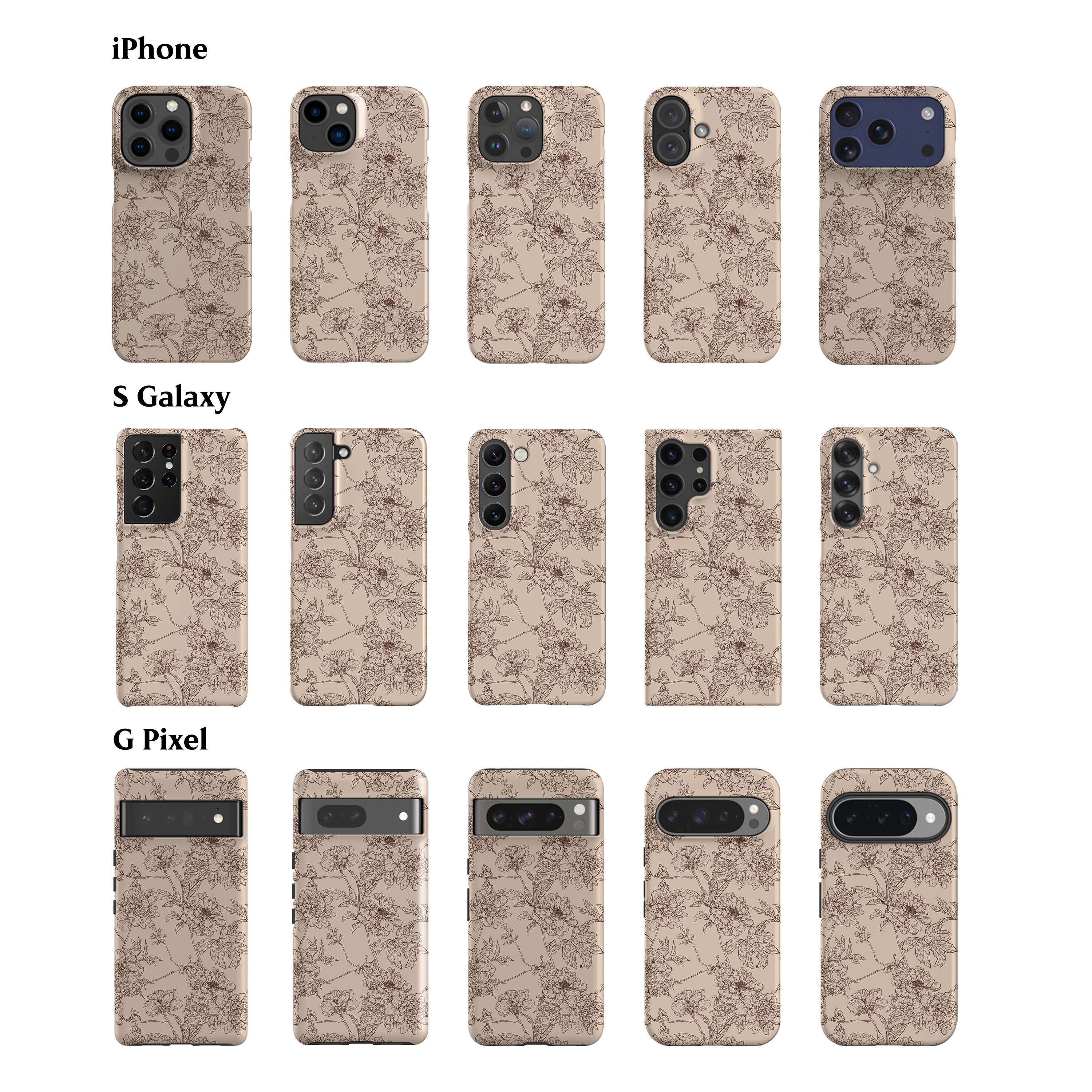 Classic Flowers Phone Case