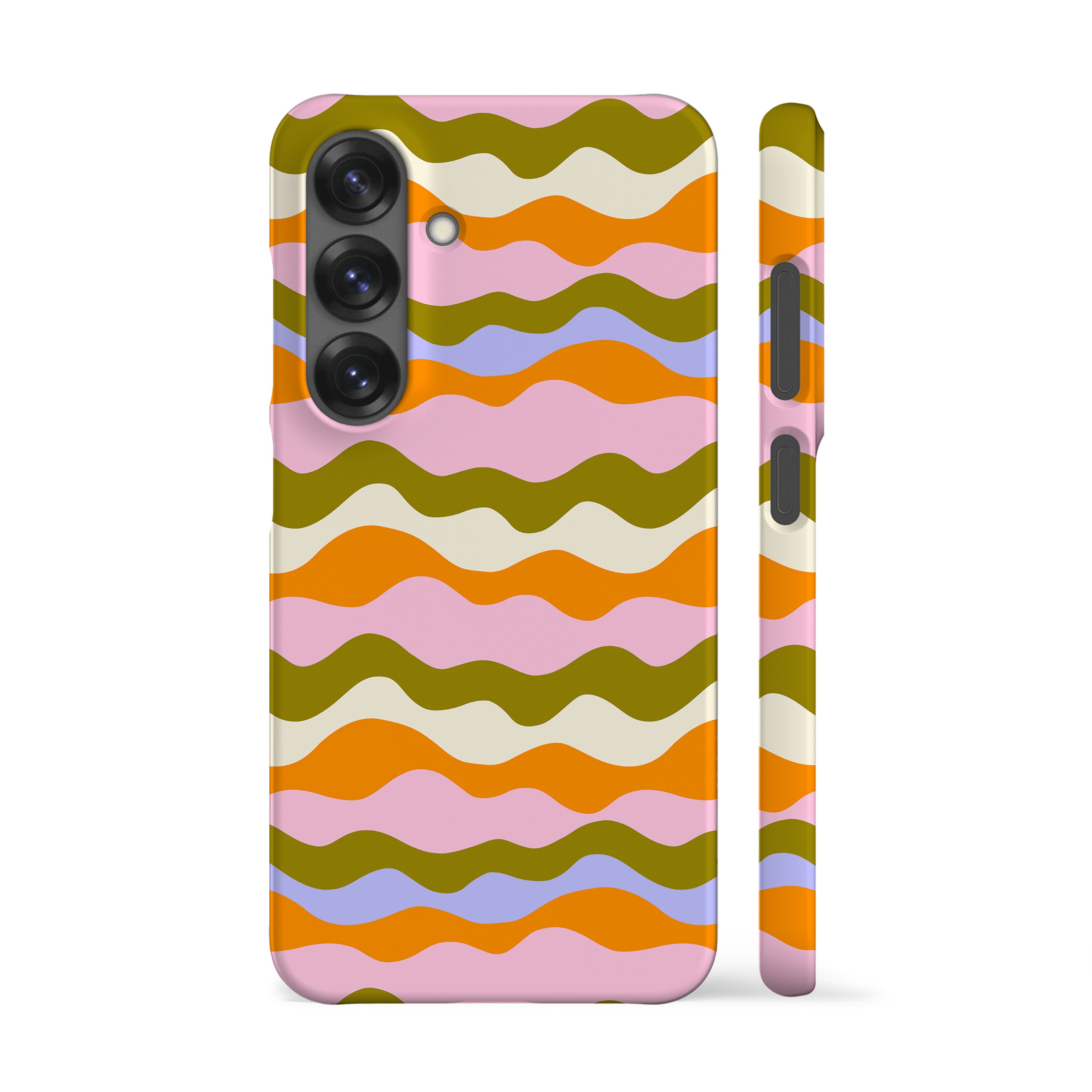 Club Sol Waves Moss Orange Phone Case