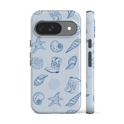 Coastal Cowgirl Blue Phone Case