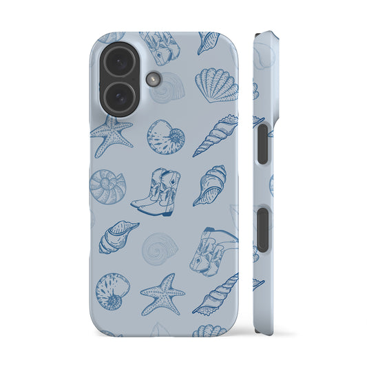 Coastal Cowgirl Blue Phone Case