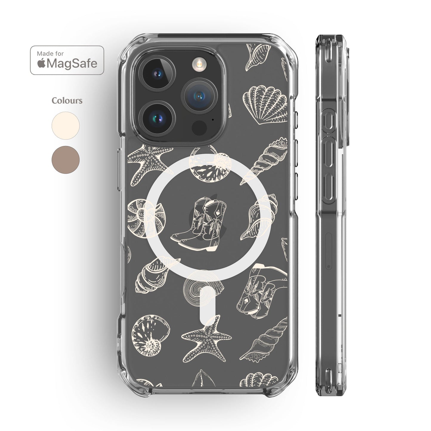 Coastal Cowgirl Clear MagSafe iPhone Case