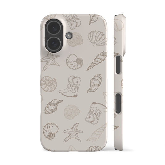 Coastal Cowgirl Beige Phone Case
