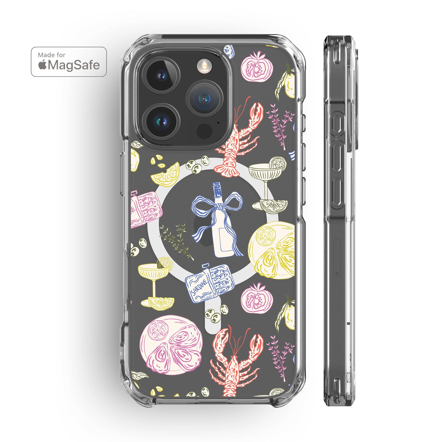 Coastal Summer Clear MagSafe iPhone Case