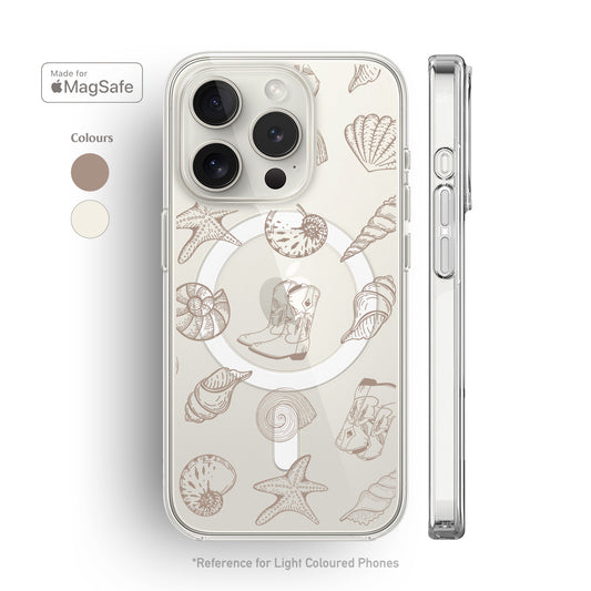 Coastal Cowgirl Clear MagSafe iPhone Case