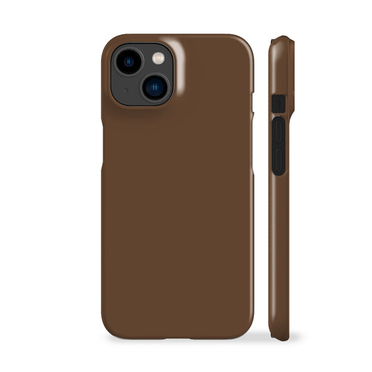 Coffee Brown Solid Phone Case