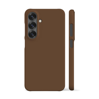 Coffee Brown Solid Phone Case