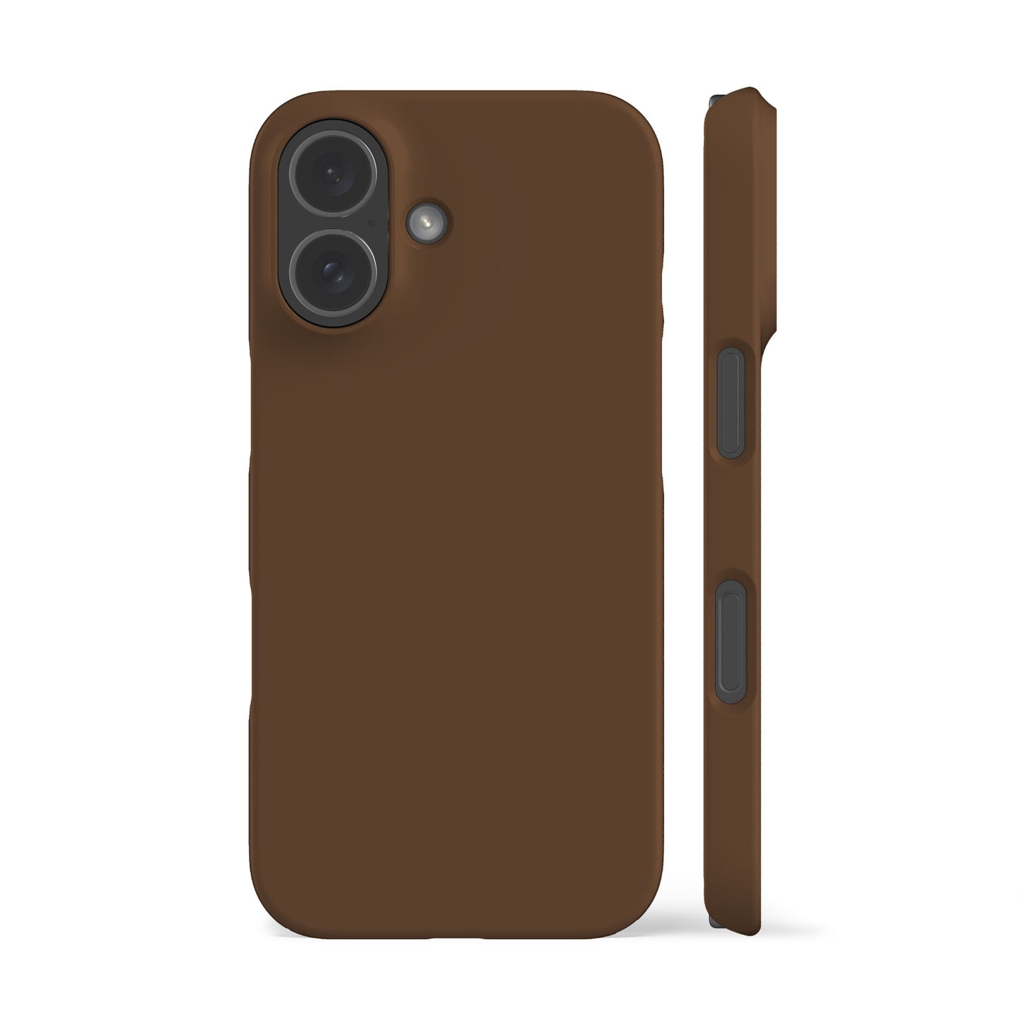 Coffee Brown Solid Phone Case