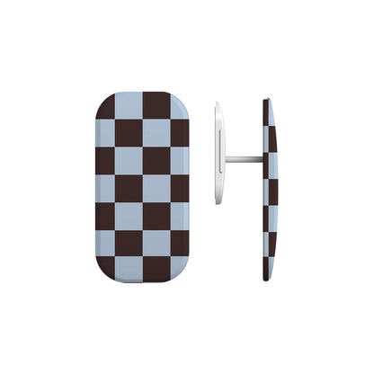 Cool Brown Checker Phone Grip