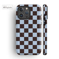 Cool Brown Checkered MagSafe iPhone Case