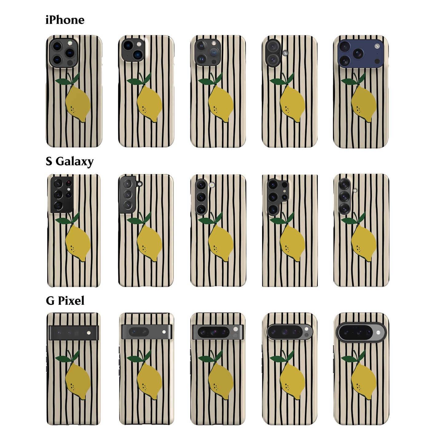 Sicily Lemon Phone Case