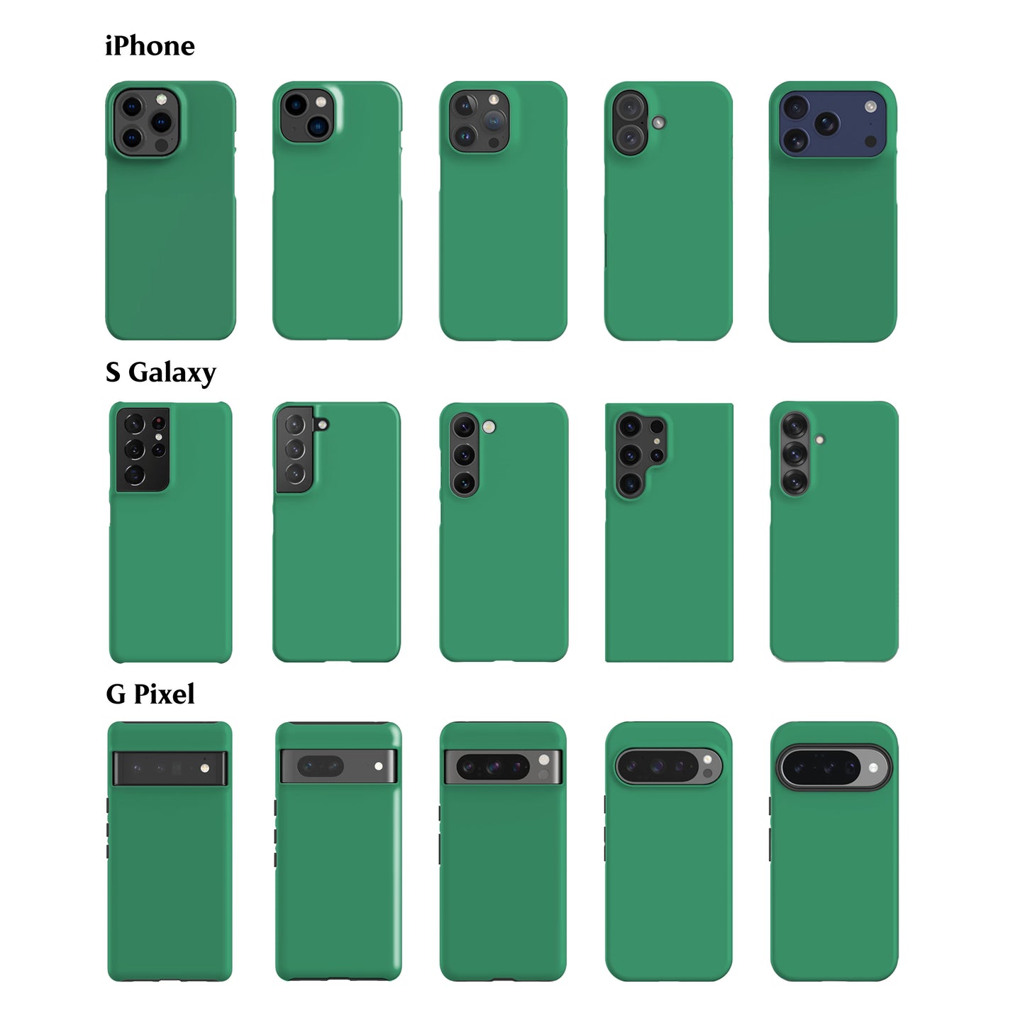 Solid Cool Green Phone Case