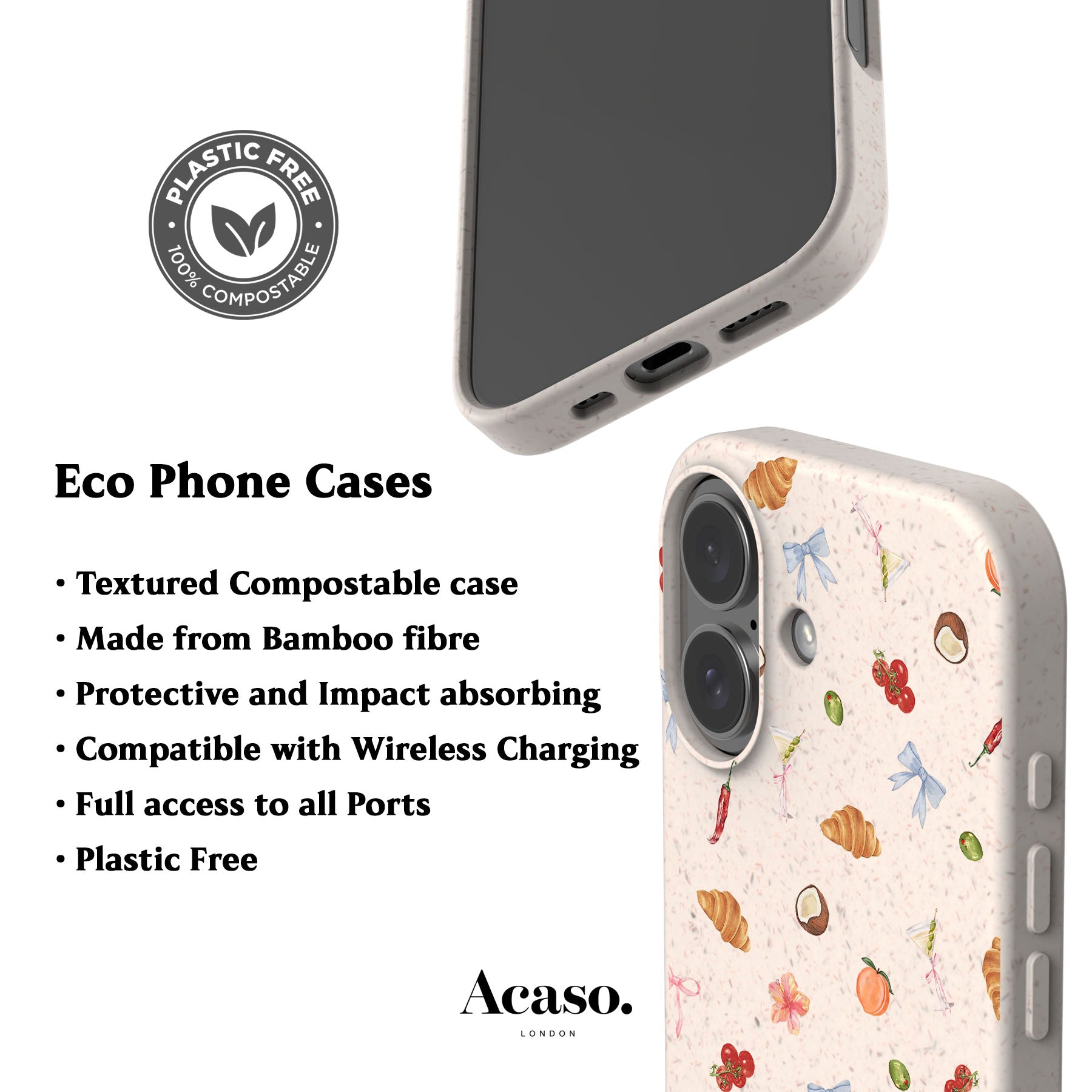 Coquette Summer Eco-Friendly Phone Case