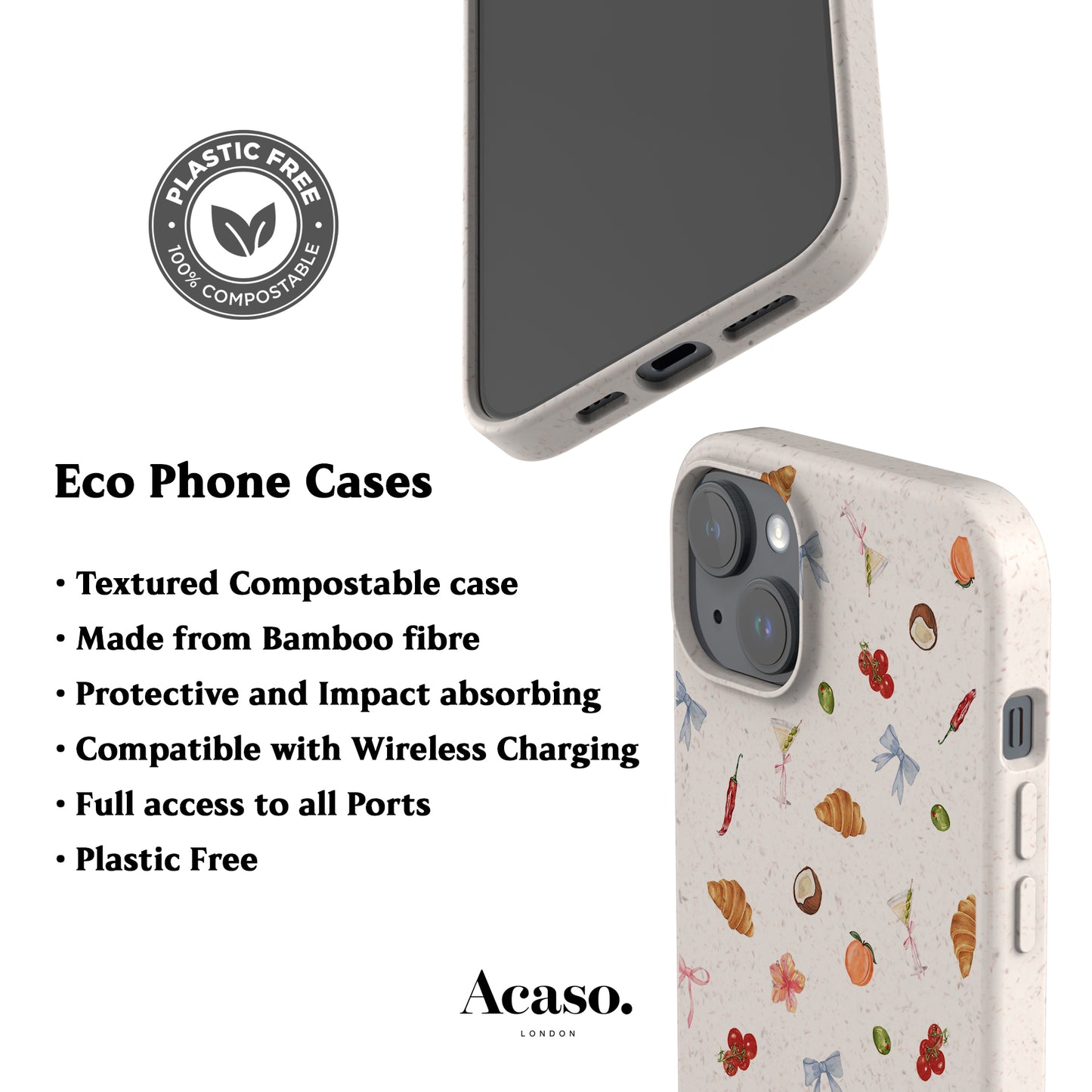 Coquette Summer Eco-Friendly Phone Case