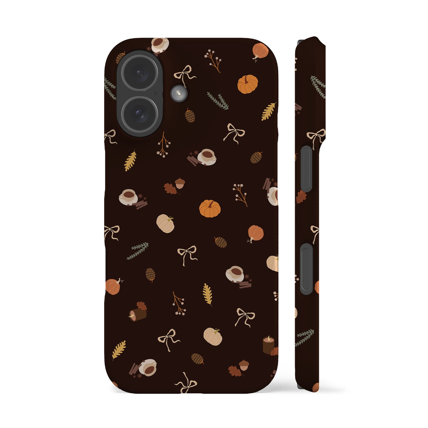 Coquette Autumn Brown Phone Case