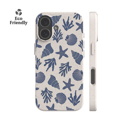 Corals and Shells Eco-Friendly Phone Case