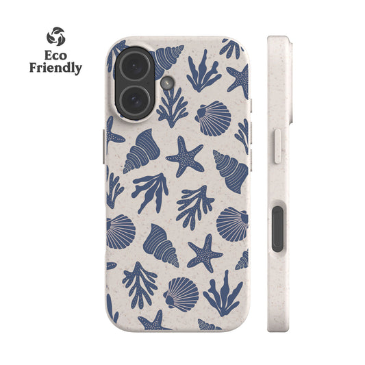 Corals and Shells Eco-Friendly Phone Case