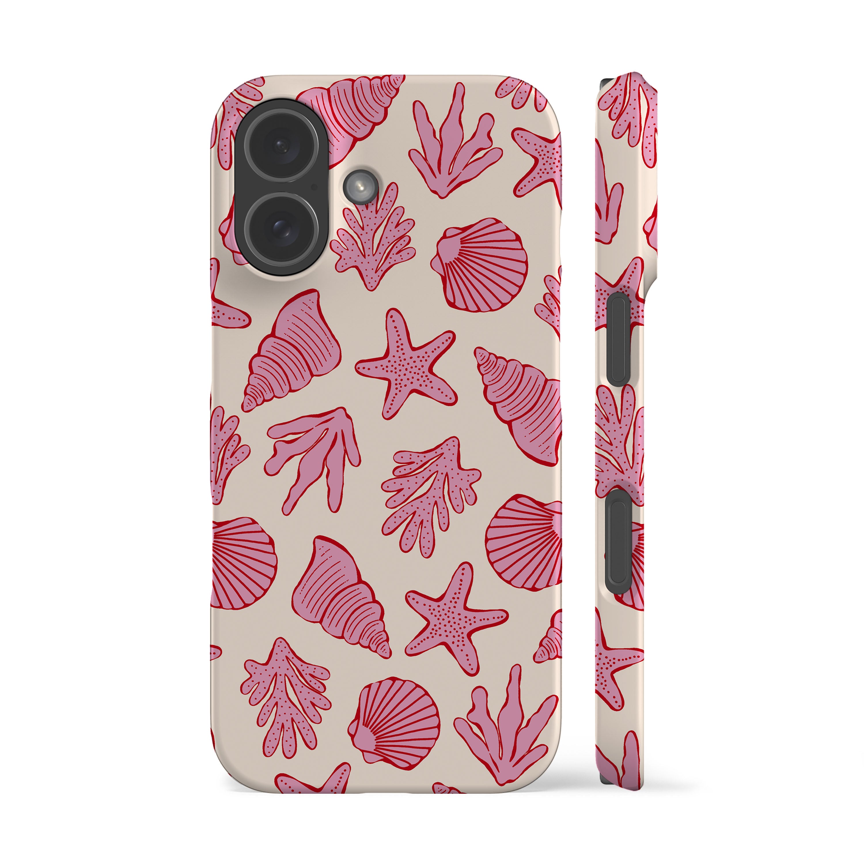 Corals and Pink Shells Phone Case