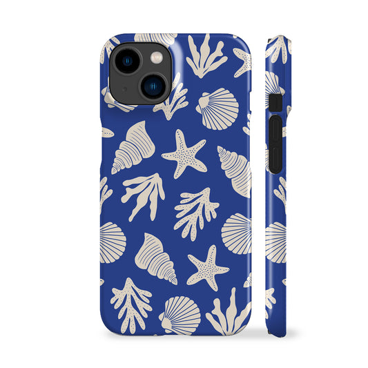 Blue Corals and Shells Phone Case