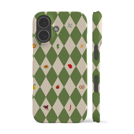 Spring Fair Checker Green Phone Case