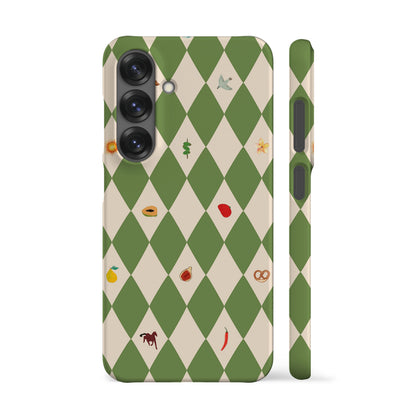 Spring Fair Checker Green Phone Case