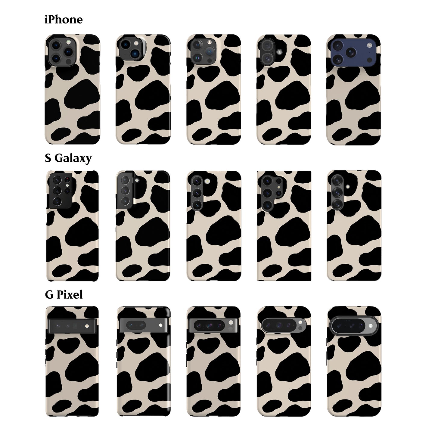 Cow Print Dew Phone Case