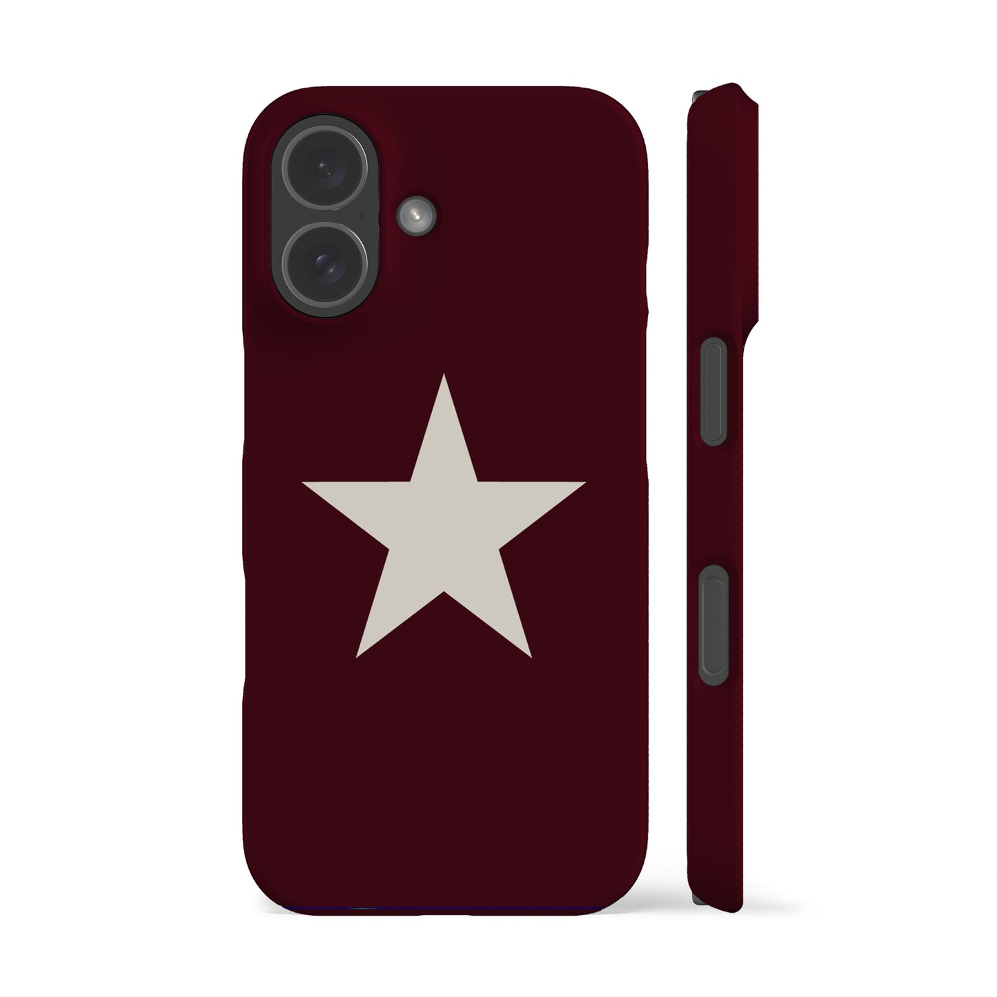 Star Dark Maroon Phone Case