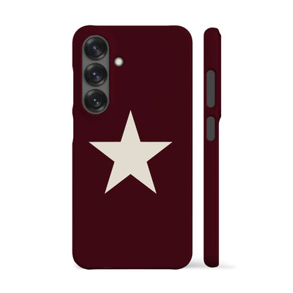 Star Dark Maroon Phone Case