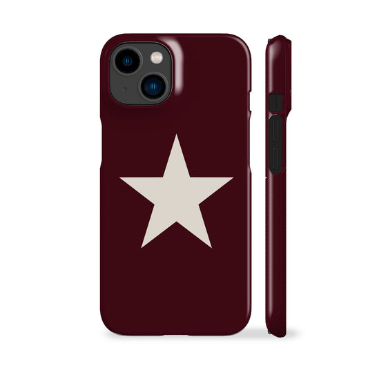 Star Dark Maroon Phone Case