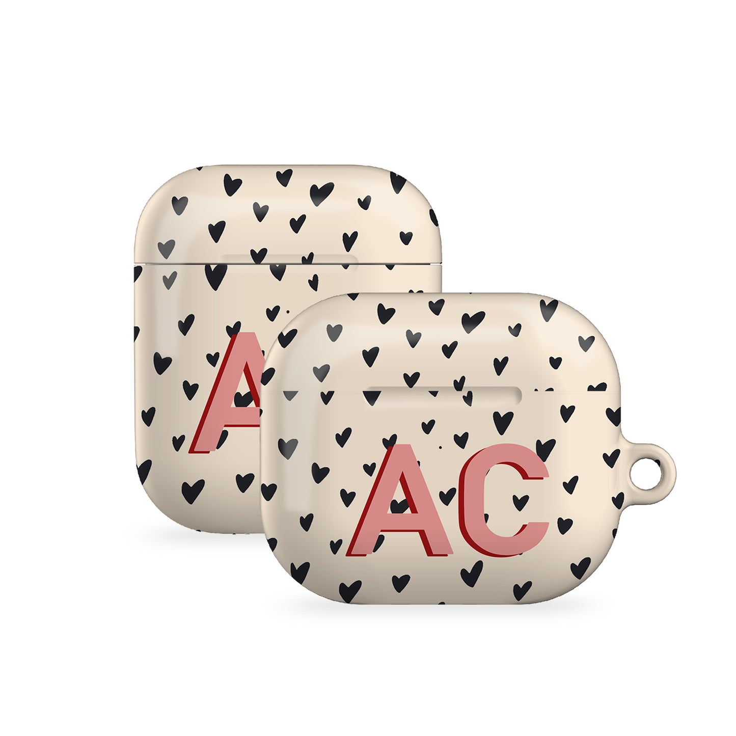 Custom Mini Hearts AirPods Case Cover