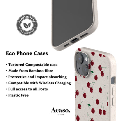 Cherries Eco-Friendly Phone Case