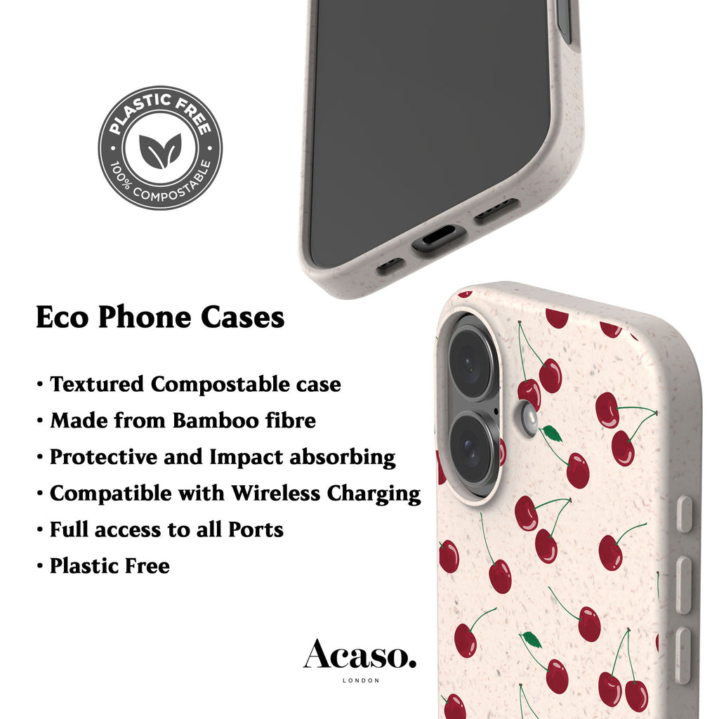 Cherries Eco-Friendly Phone Case