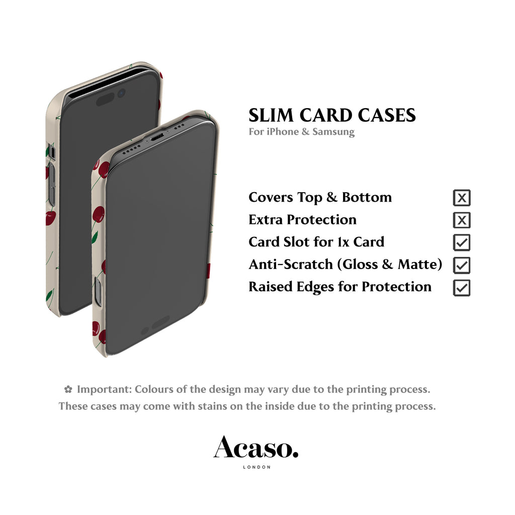 Cute Cherries Card Case