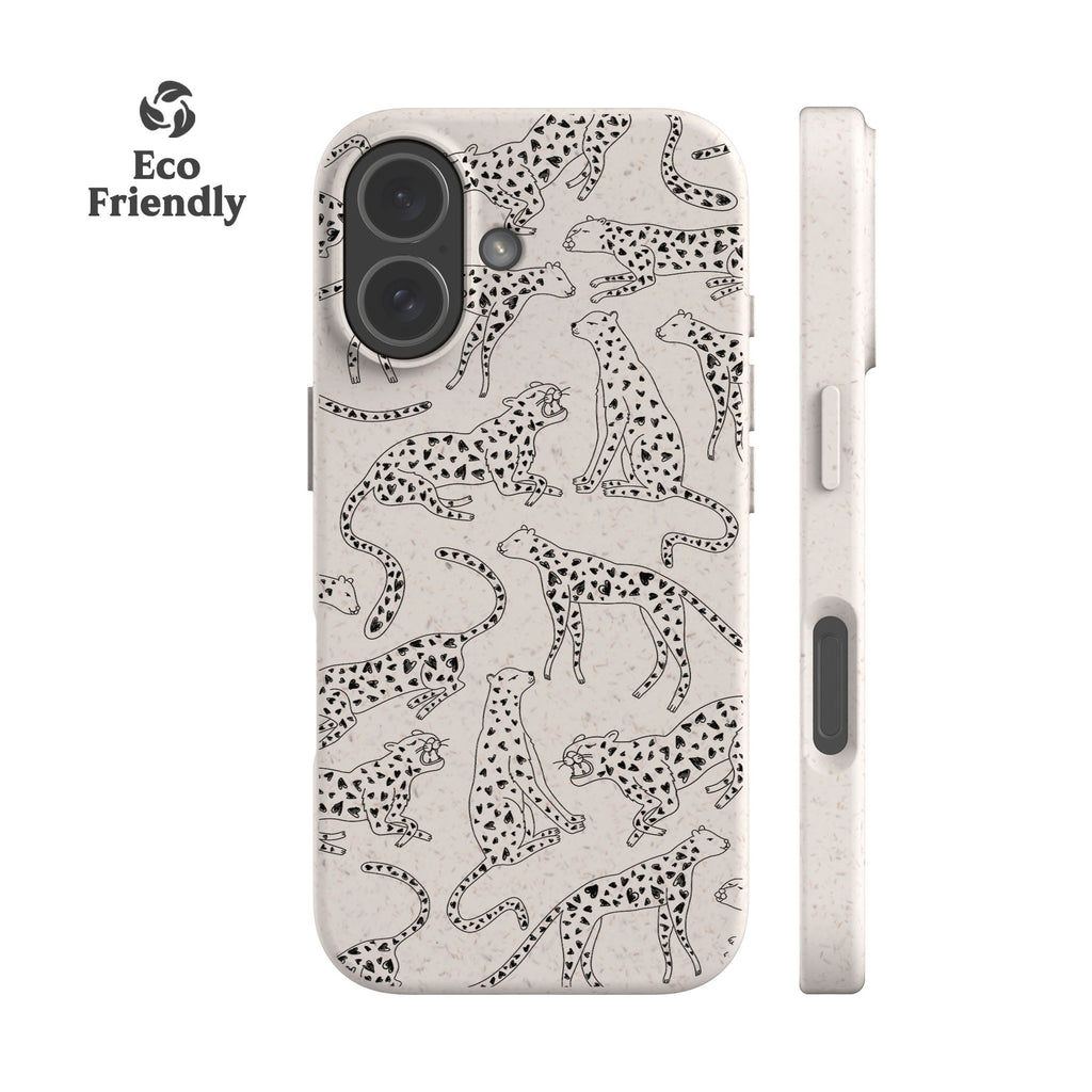 Cute Leopards Eco-Friendly Phone Case