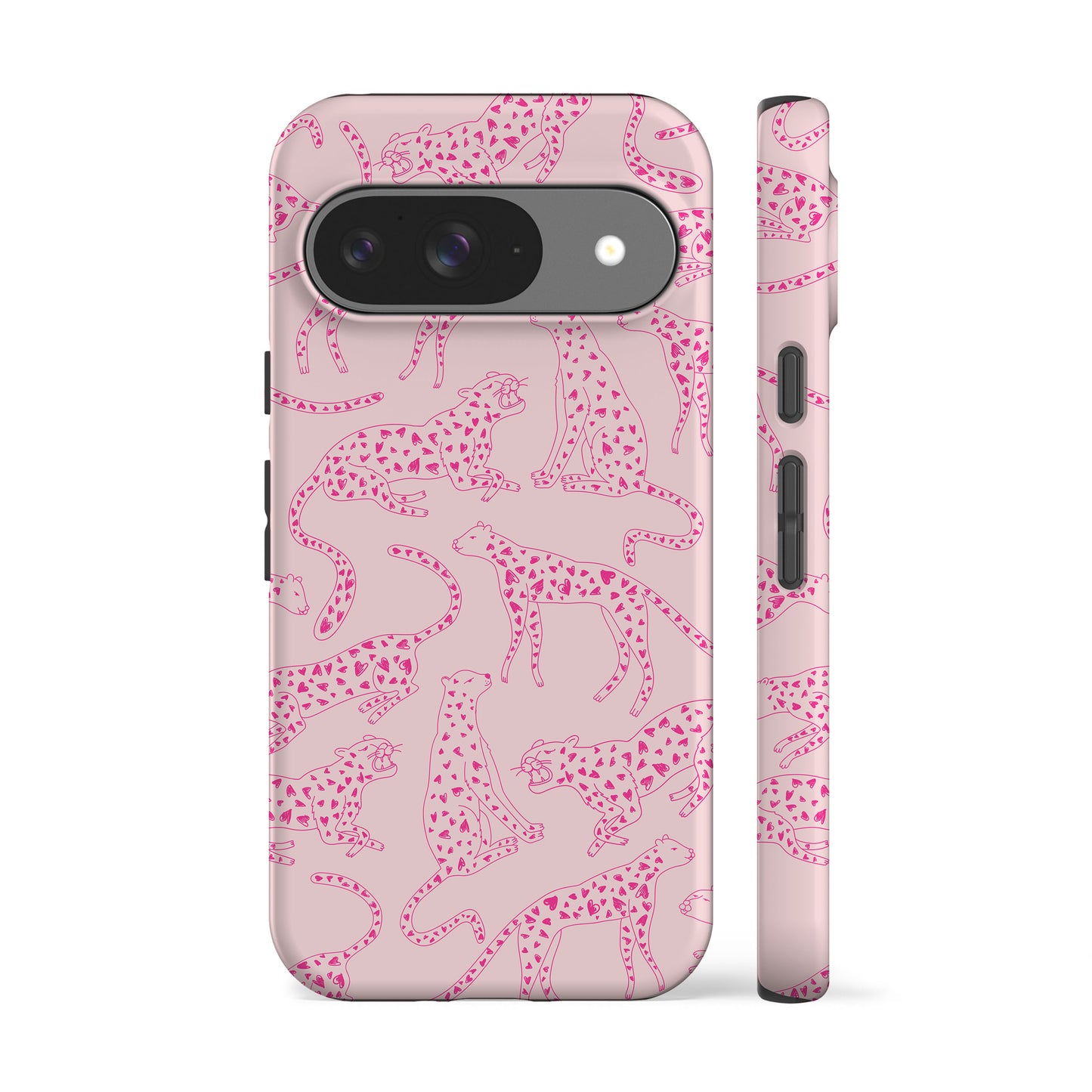 Cute Pink Leopards Phone Case
