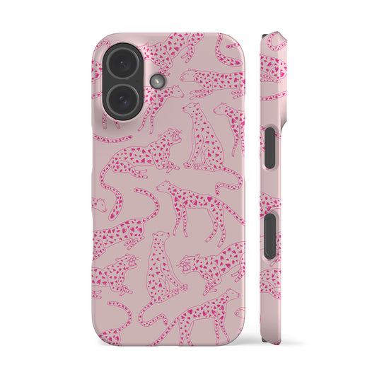Cute Pink Leopards Phone Case