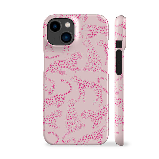 Cute Pink Leopards Phone Case