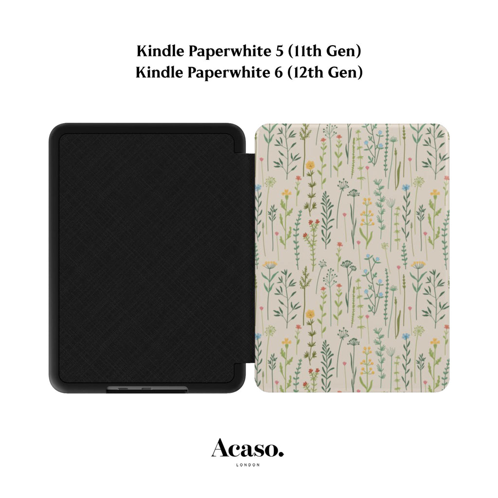 Cute Wildflowers Kindle Case