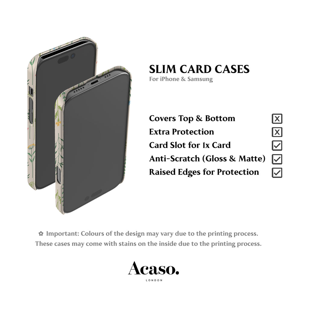 Wild Flowers Card Case