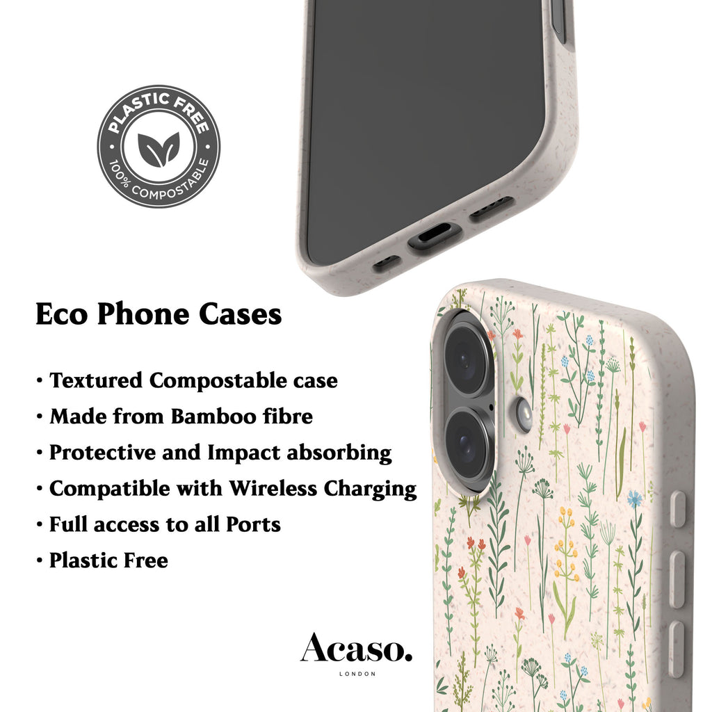 Wild Flowers Eco-Friendly Phone Case