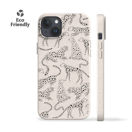 Cute Leopards Eco-Friendly Phone Case