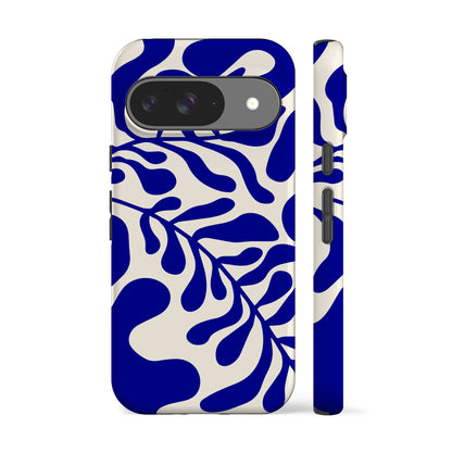 Blue Leafy Phone Case