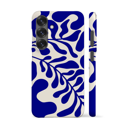 Blue Leafy Phone Case