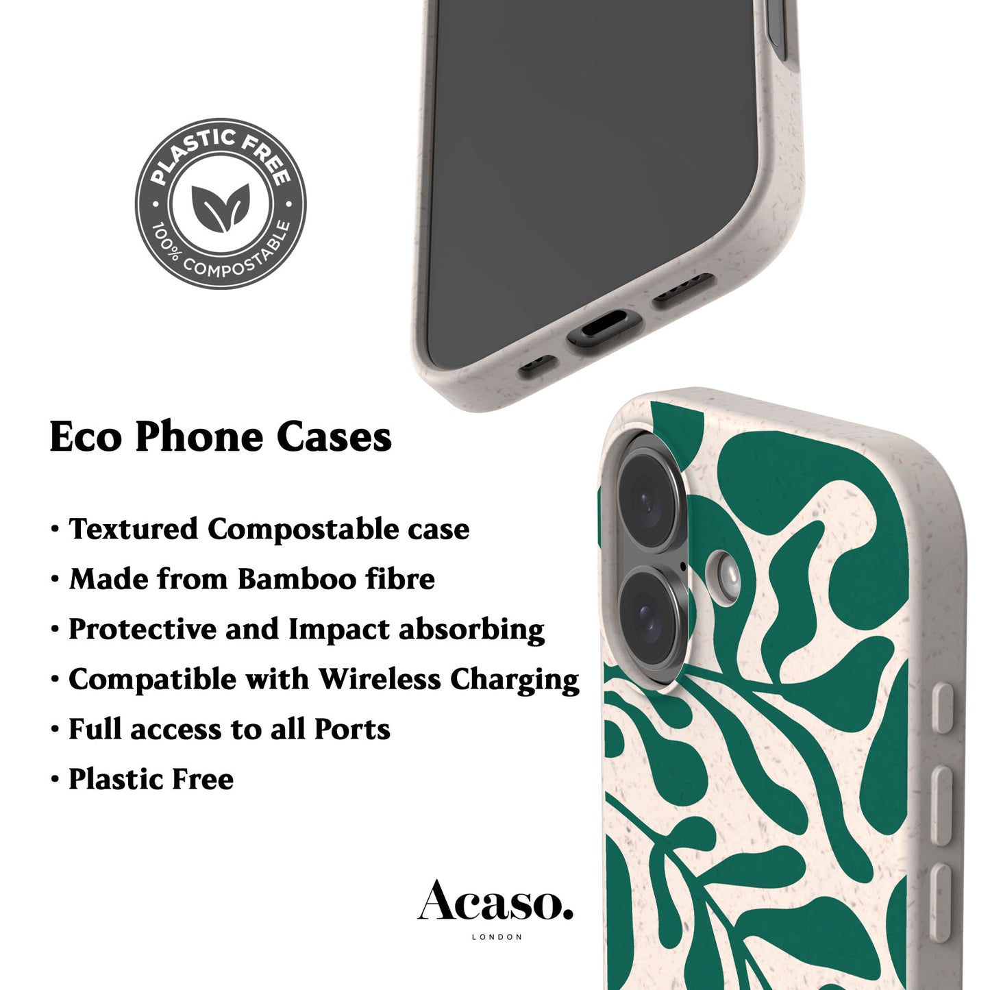 Green Leafy Eco-Friendly Phone Case
