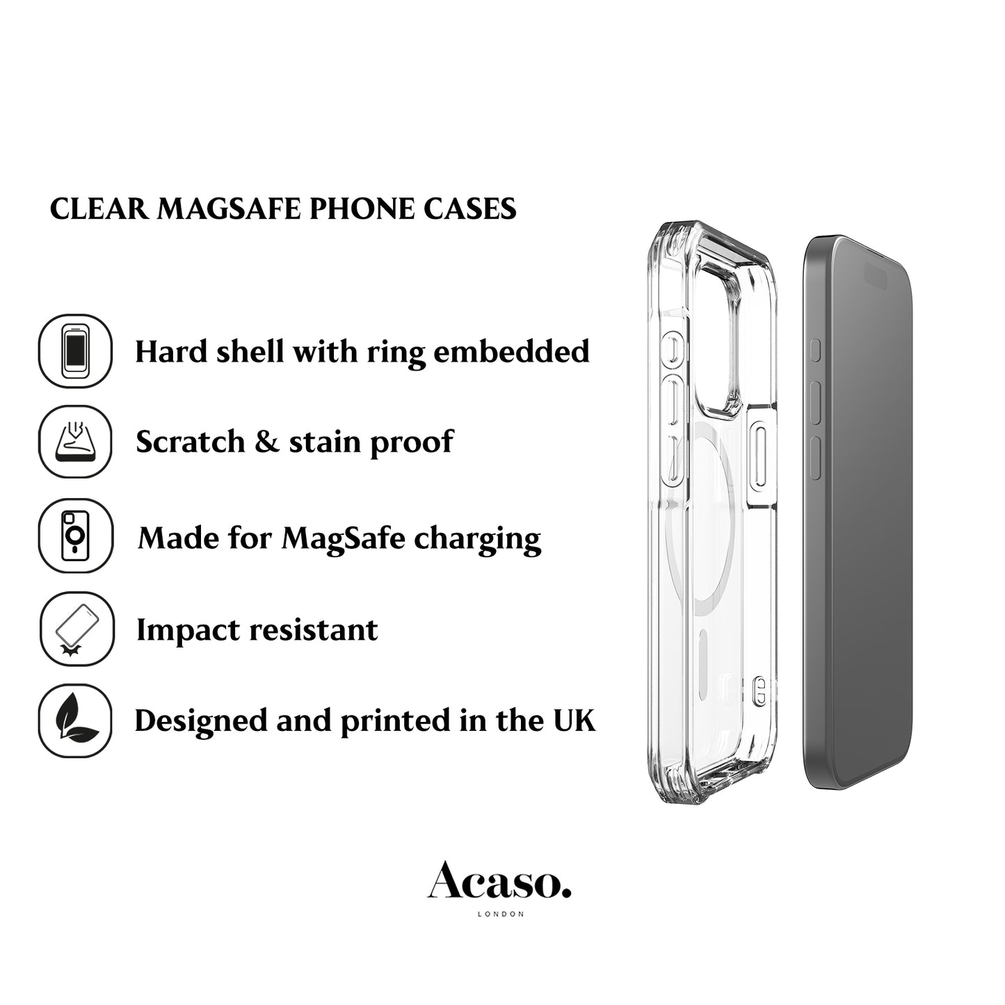 Disco Ball Clear MagSafe iPhone Case